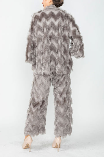 Gray Lagran Sleeve Jacket